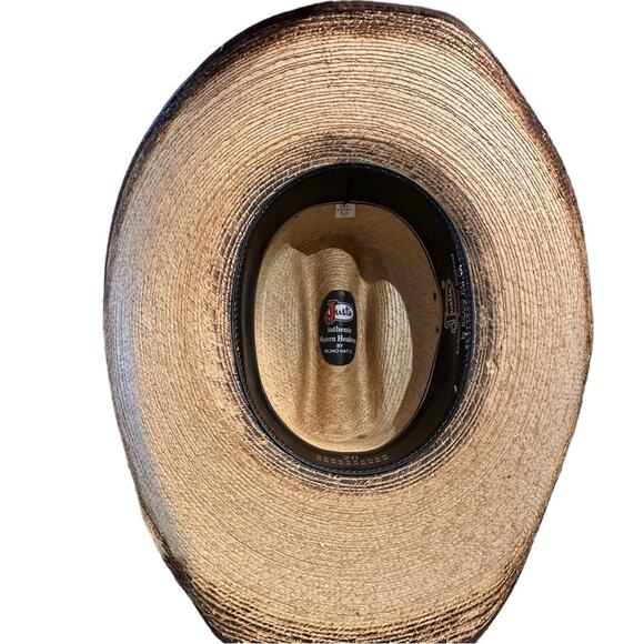 Justin Authentic Headwear Cowboy Hat by Milano Headwear 20X Size 6 7/8 - Picture 3 of 8